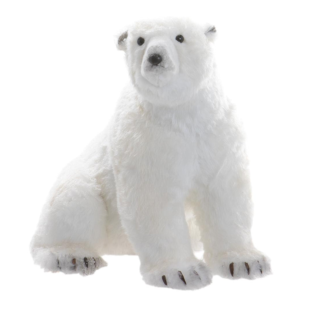 OSO POLAR DE PELUCHE SENTADO